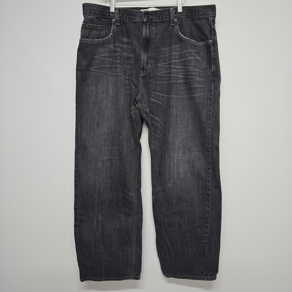 Levi's 569 Loose Straight Jeans Mens 40x32 Black Cotton Denim Baggy Skater